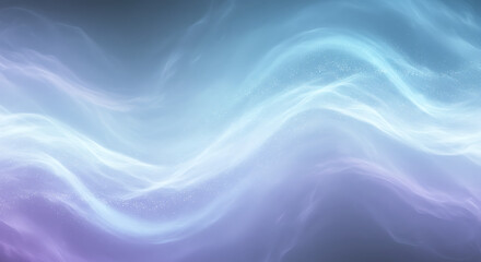 Abstract Smoke Effect Background - Swirling Light Blue and Lavender Smoke, dreamy and ethereal backdrop.