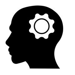 human head silhouette