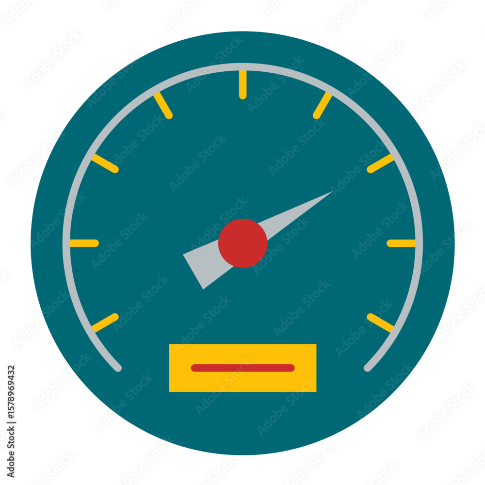 Poster speedometer vector design icon style