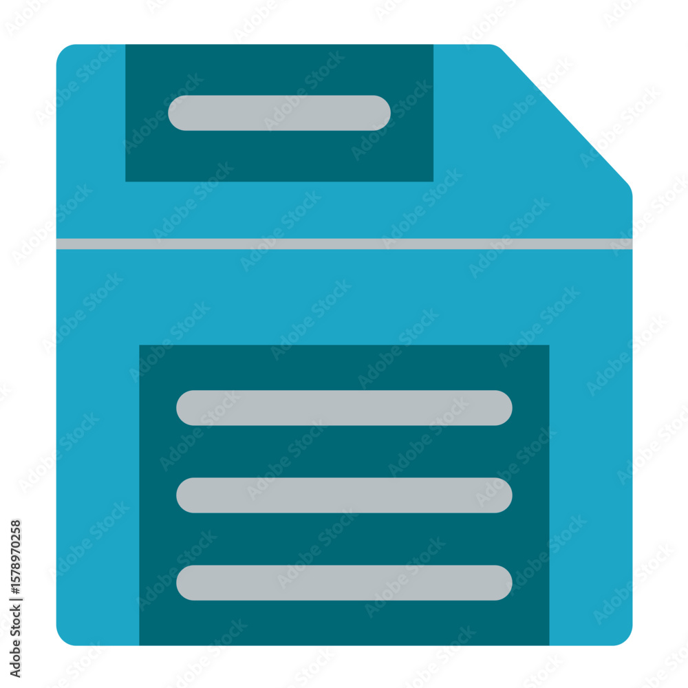 Poster save vector design icon style