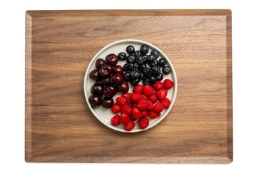 The High resolution fruit photo of mixed fruits including cherries, raspberries and blueberries...