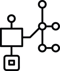 Hand holding mobile with 3D social network connection illustration for business communication