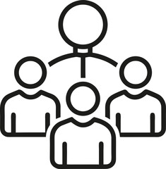 Social network concept: 3D illustration of a diverse group of people communicating, symbolizing teamwork and global connection