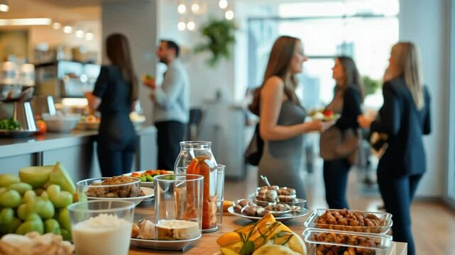 Office Buffet: Healthy Breakfast for Employees