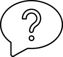 Blue 3D question mark icon for web help and FAQ support