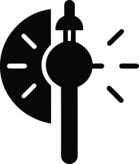 Key and lock icon vector illustration with a business concept design