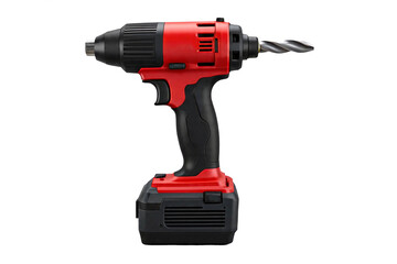 cordless drill isolated on white