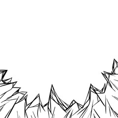 Broken glass picture is suitable as a background image. It's a vector image.	
