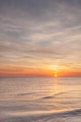Traumhafter Sonnenuntergang an der Ostsee