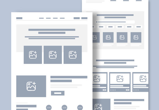 Adventure And Trekking Tour Landing Page Wireframe