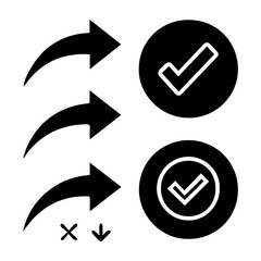 Vibrant vector arrow icons set: a glossy 3D illustration of red, green, up, and down pointers for web design elements and business concepts