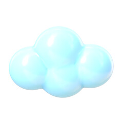 3D Cute Pastel Cloud