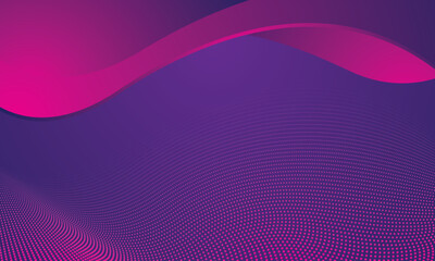 Abstract purple dark gradient wavy modern background
