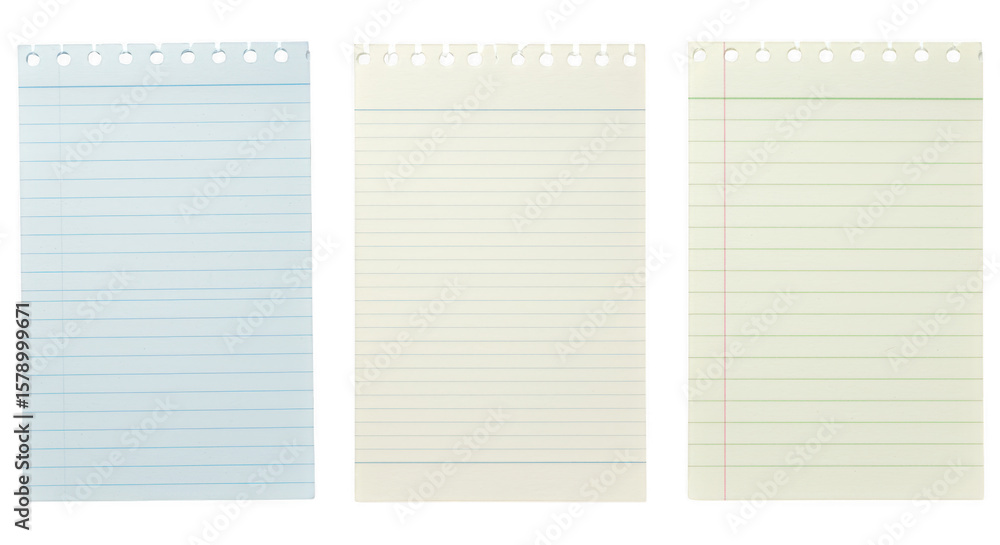 Poster a trio of papers: a captivating array of three separate pages, each offering a unique canvas for exp