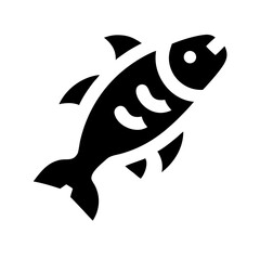 Carp fish icon