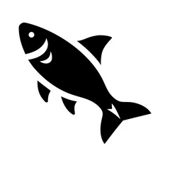 silver carp fish icon