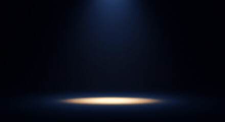 dark navy blue background with soft spotlight center, modern elegant mood, high resolution