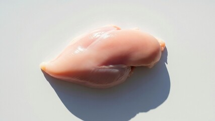 Fototapeta premium Raw chicken on a white background