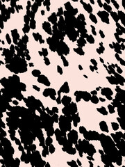 pattern cow, buffalo or wild cowboy horse leather natural print animal skin. Realistic cow fur seamless skin pattern