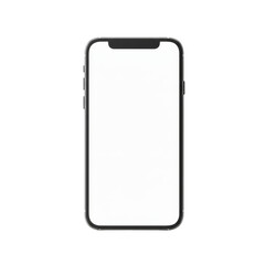 Modern Smartphone Mockup Electronic Device Blank Screen Technology