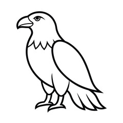 Fototapeta premium eagle-vector-illustration-include-after-on-white-b.eps