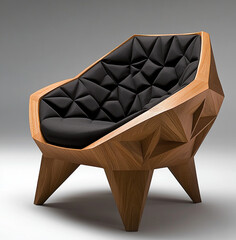 Customize look, scale 3d Antique chair model design .