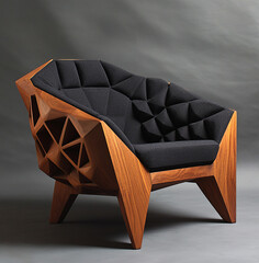 Customize look, scale 3d Antique chair model design .