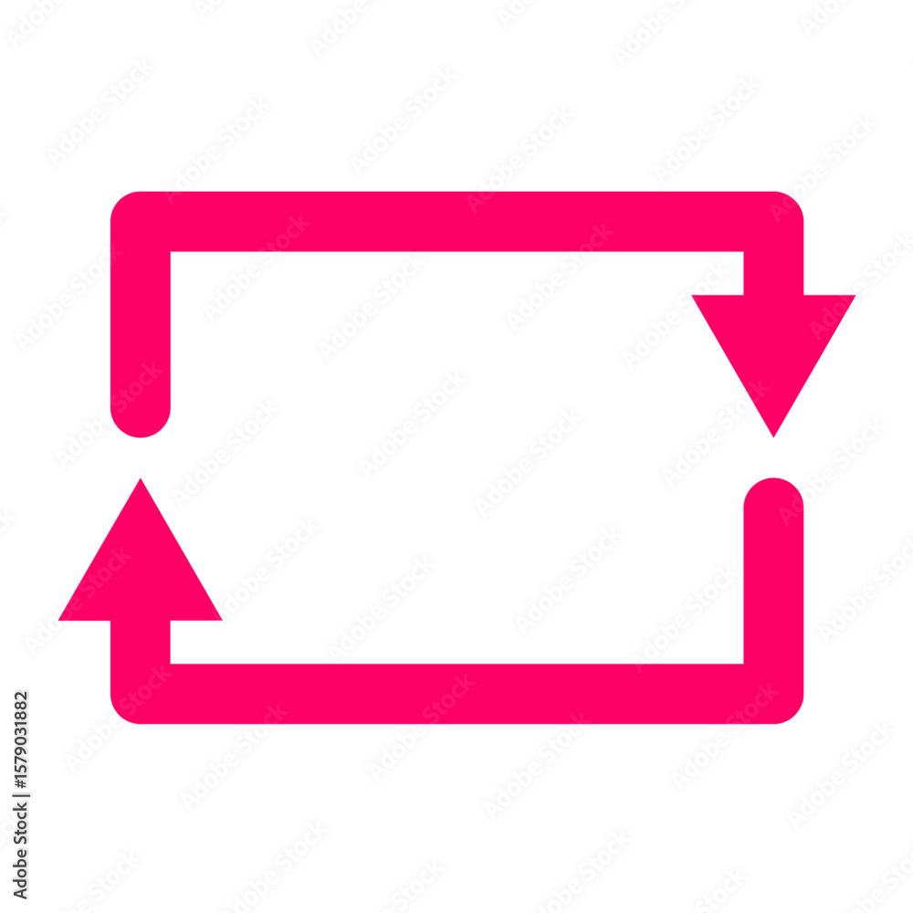 Poster rectangular arrow vector design icon style
