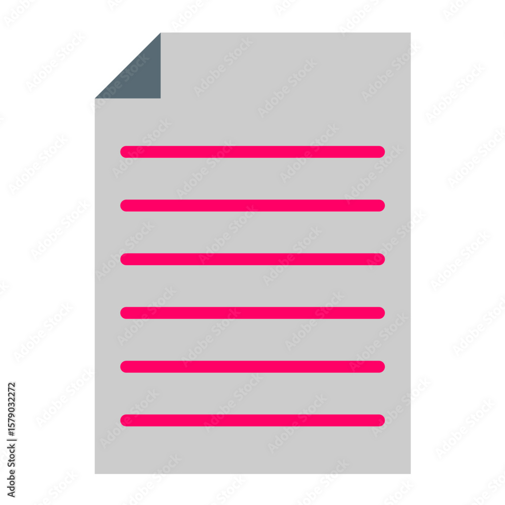 Poster document vector design icon style