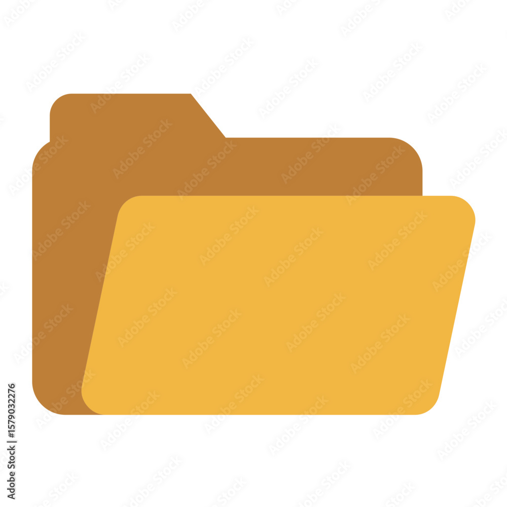 Poster folder vector design icon style