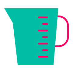Measuring Cup Vector Design Icon Style