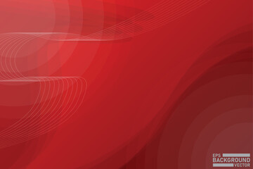 Abstract red background with white lines