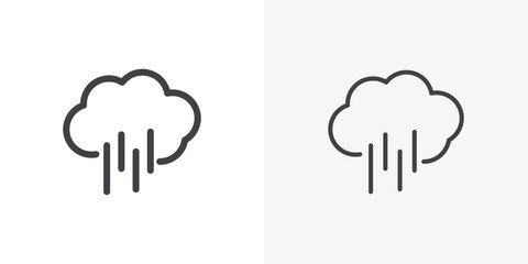 Steam icon. collection of editable stroke line and solid flat styles.