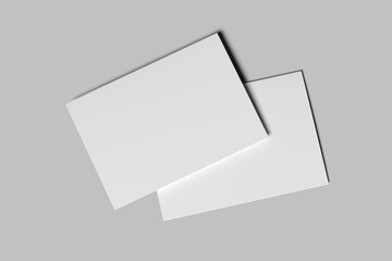 Post Card Mockup Design Icon