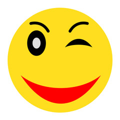 Wink Vector Design Icon Style