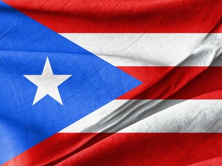 Puerto Rico's Vibrant Flag Waves High