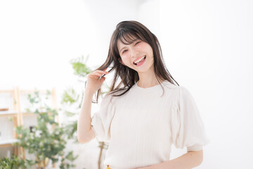 女性　ヘアケア