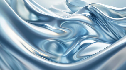 Abstract fluid texture in cool blue tones.