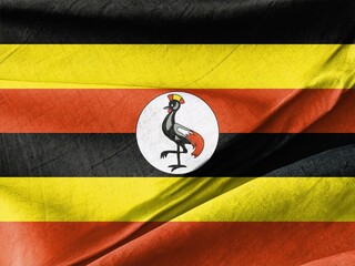 Proud Symbol of Uganda: The National Flag Waves High