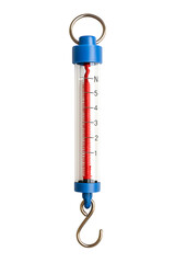 Blue Mechanical Spring Scale