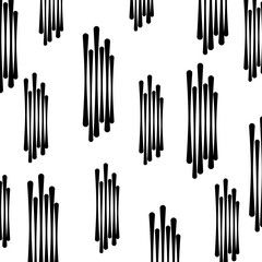 Black and white line art abstract background. Design for wallpaper,  print, vector, illustration, cover, cloth, wrapping paper, art, wall art