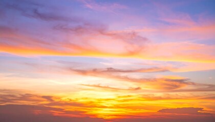 Naklejka premium Colorful sunset sky