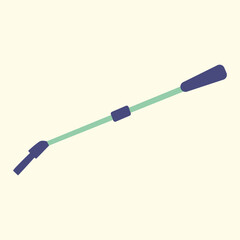 Green Houseplant & Garden Equipment Pesticide Spray Pipe Cartoon Illustration