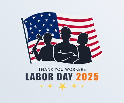 Thank You Workers Labor Day 2025 Art