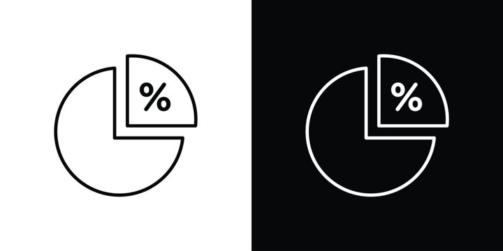 Dividend yield icon. thin line for web and mobile, modern minimalistic style