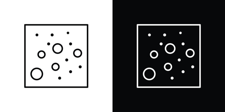 Heat Map icon. thin line for web and mobile, modern minimalistic style