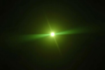 Fototapeta premium Simple Bright Green Light Effect Cross Graphic ai generated