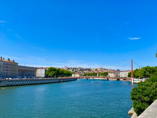 Obraz premium Passerelle du Palais de Justice - Lyon