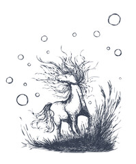 Storm horse