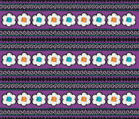 Floral Pattern with Vintage Aesthetic